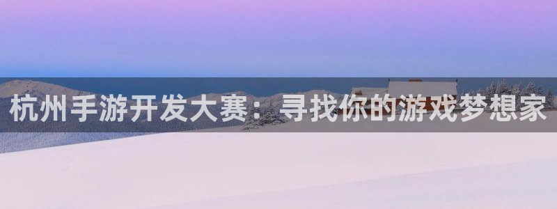 庄闲游戏叫什么：杭州手游开发大赛：寻找你的游戏梦想家