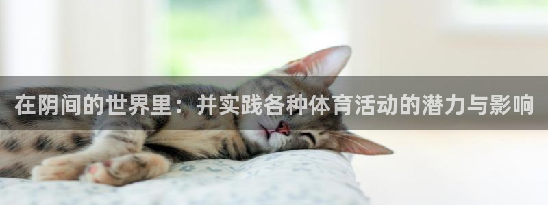 k1体育平台3915：在阴间的世界里：并实践各种体育活动的潜力与影响